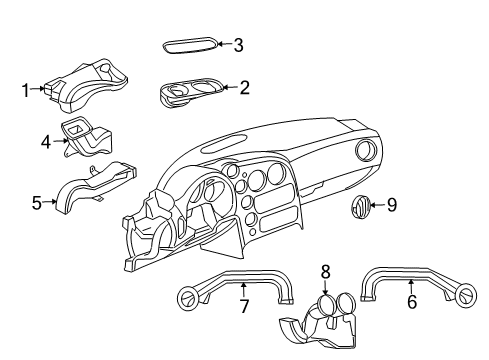 2016 Dodge Viper Ducts Diagram