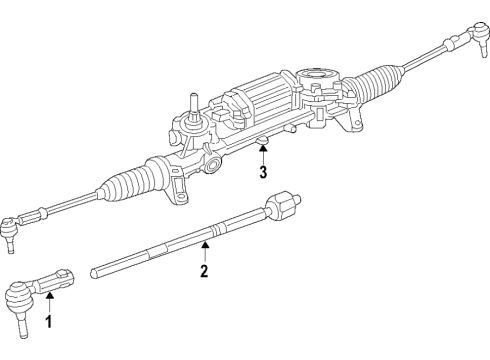 2016 Chrysler 200 Steering Column & Wheel, Steering Gear & Linkage Diagram 4 - Thumbnail