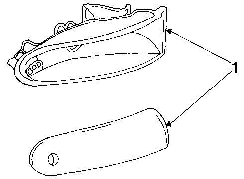 1998 Chrysler Town & Country Side Marker Lamps Diagram