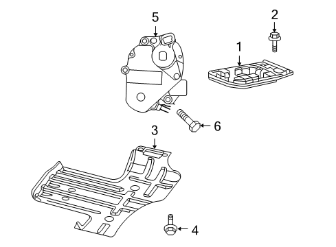 2004 Dodge Ram 1500 Shifter Trim Diagram 5 - Thumbnail