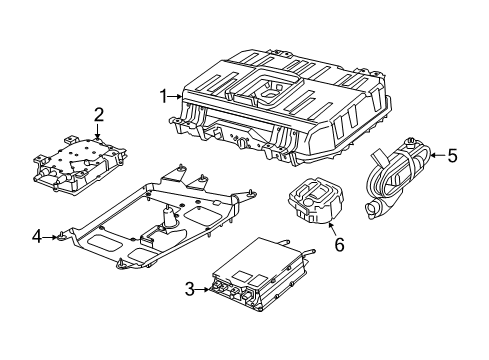 2021 Chrysler Pacifica Battery, Cooling System Diagram