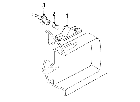 1993 Dodge Viper License Lamps Diagram