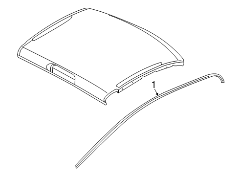 2017 Ram 3500 Exterior Trim - Cab Diagram