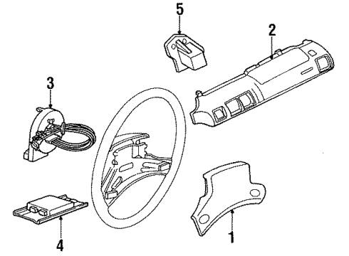 1997 Dodge Neon Air Bag Components Diagram