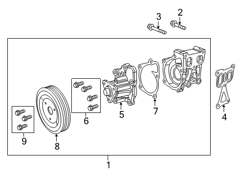 2019 Jeep Renegade Water Pump Diagram