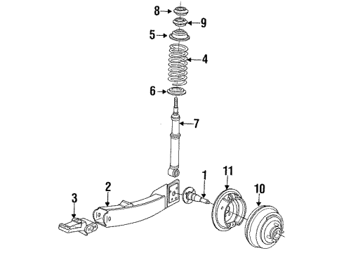 1990 Dodge Omni Rear Brakes Diagram