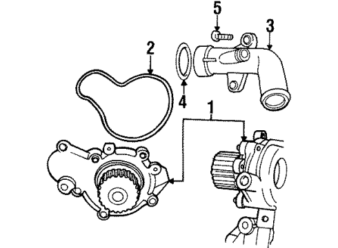 1997 Chrysler Sebring Water Pump Diagram