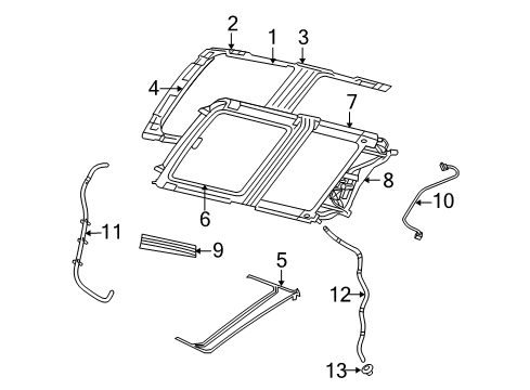 2013 Dodge Challenger Sunroof Diagram