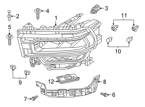 2022 Ram 2500 Bulbs Diagram