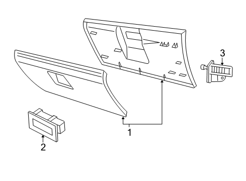 2008 Dodge Ram 2500 Glove Box Diagram