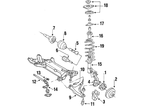 1984 Dodge Rampage Front Suspension Diagram