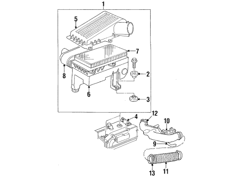 1995 Dodge Intrepid Air Intake Diagram