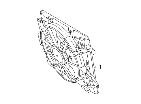 2010 Dodge Grand Caravan Cooling System, Radiator, Water Pump, Cooling Fan Diagram 1 - Thumbnail