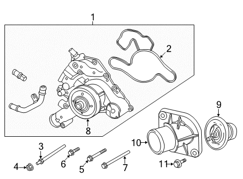 2014 Ram 2500 Water Pump Diagram 2 - Thumbnail