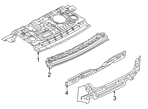 2013 Dodge Dart Rear Body Diagram