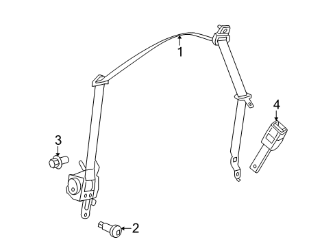 2013 Dodge Challenger Seat Belt Diagram