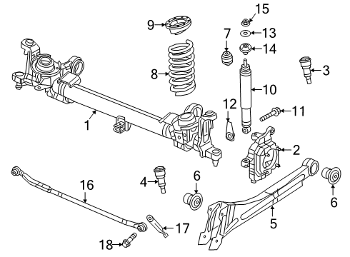 2020 Ram 2500 Shocks & Suspension Components - Front Diagram 1 - Thumbnail