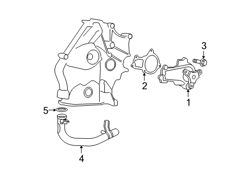 2009 Dodge Grand Caravan Water Pump Diagram