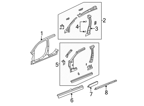 2009 Dodge Caliber Aperture Panel Diagram
