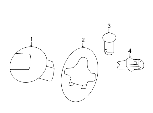 2005 Dodge Stratus Side Marker & Signal Lamps Diagram