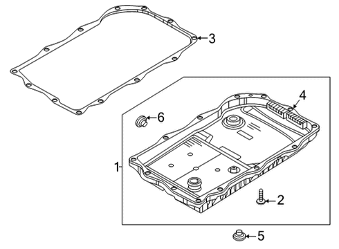 2023 Dodge Durango Transmission Components Diagram