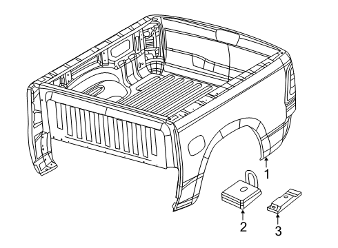 2022 Ram 3500 Box Assembly Diagram