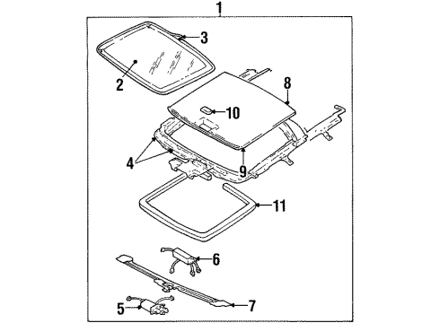 1999 Dodge Stratus Sunroof Diagram