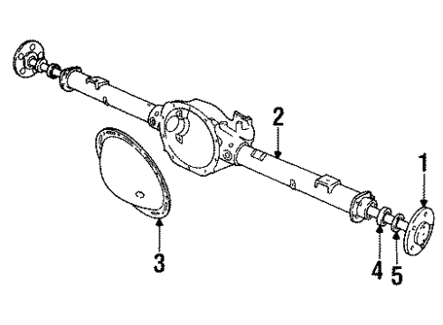 1986 Chrysler Fifth Avenue Rear Brakes Diagram
