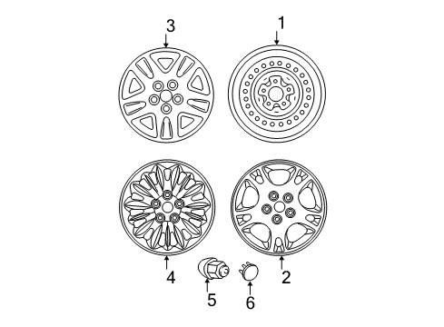 2002 Dodge Grand Caravan Wheels Diagram