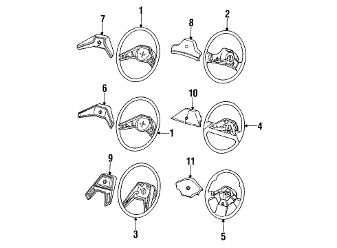 1984 Dodge Caravan Steering Column & Wheel, Steering Gear & Linkage Diagram 5 - Thumbnail