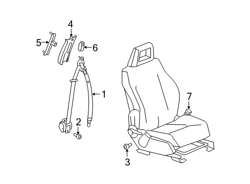 2009 Jeep Compass Seat Belt Diagram