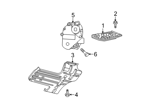 2006 Dodge Ram 1500 Shifter Trim Diagram 3 - Thumbnail
