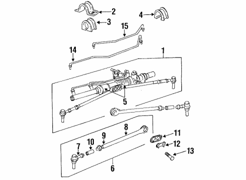 1993 Chrysler Concorde Steering Column & Wheel, Shroud, Switches & Levers Diagram 3 - Thumbnail