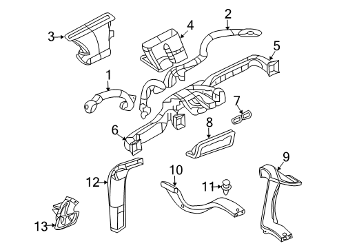 2005 Dodge Durango Ducts Diagram