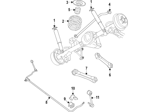 2025 Jeep Gladiator Rear Suspension Diagram