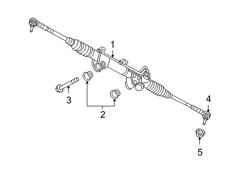 2011 Ram 1500 P/S Pump & Hoses, Steering Gear & Linkage Diagram 2 - Thumbnail