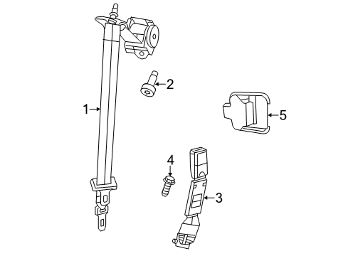 2017 Dodge Durango Seat Belt Diagram