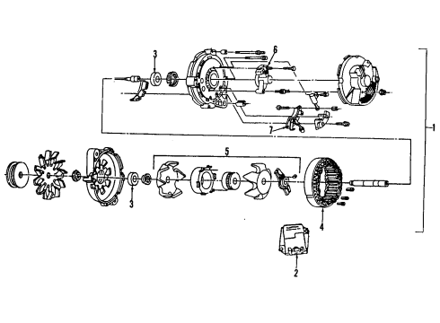 1987 Dodge Dakota Alternator Diagram