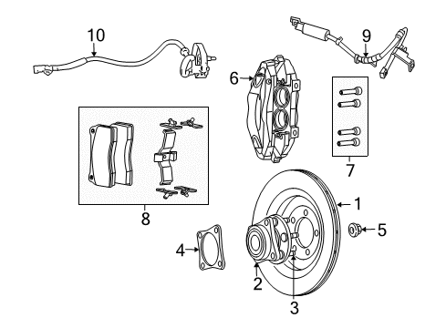 2006 Dodge Viper Anti-Lock Brakes Diagram