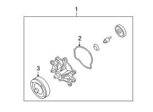 2009 Dodge Nitro Water Pump Diagram