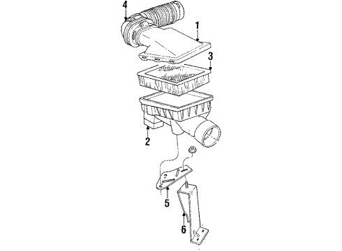 1992 Chrysler Imperial Air Inlet Diagram