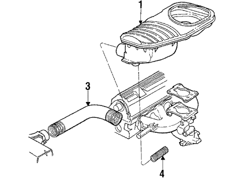 1987 Chrysler LeBaron Air Intake Diagram 6 - Thumbnail