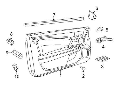 2011 Chrysler 200 Mirrors Diagram