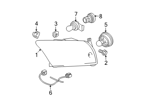 2009 Dodge Caliber Headlamps Diagram
