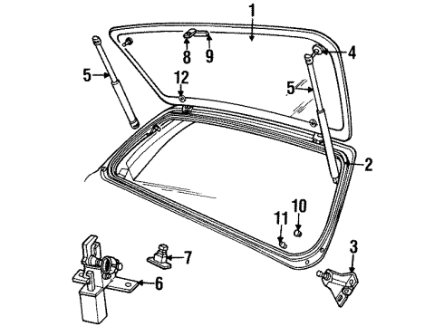 1995 Jeep Grand Cherokee Lift Gate Diagram