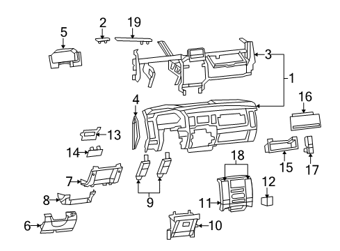 2010 Dodge Ram 2500 Instrument Panel Diagram