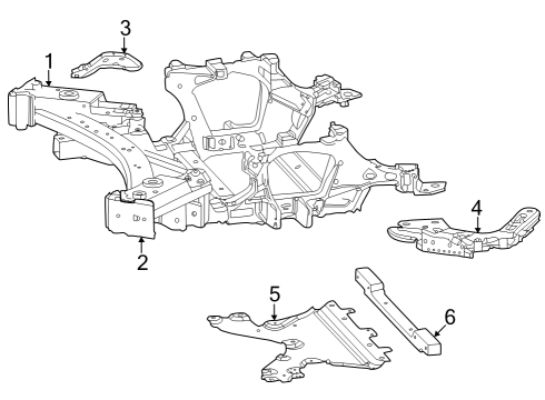 2025 Jeep Grand Cherokee Suspension Mounting - Front Diagram