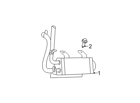 2007 Chrysler PT Cruiser Power Steering Oil Cooler Diagram