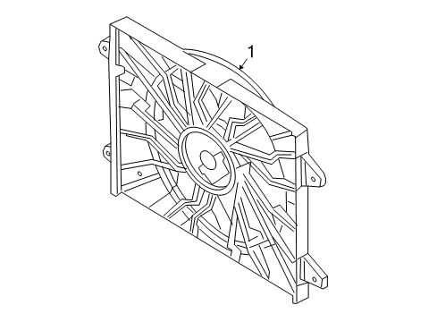 2018 Dodge Challenger Cooling System, Radiator, Water Pump, Cooling Fan Diagram 2 - Thumbnail