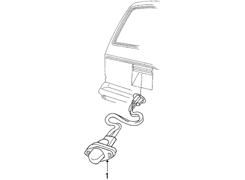 1989 Dodge Caravan License Lamps Diagram
